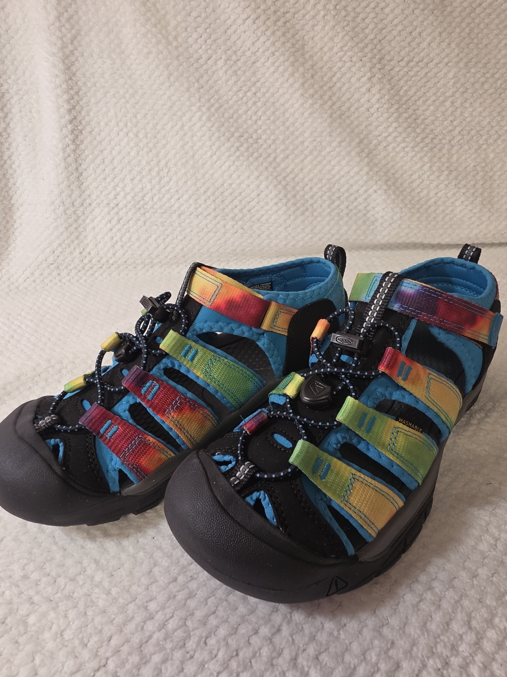 Keen Women's Rainbow Strappy Water Sandals - Blue Accents